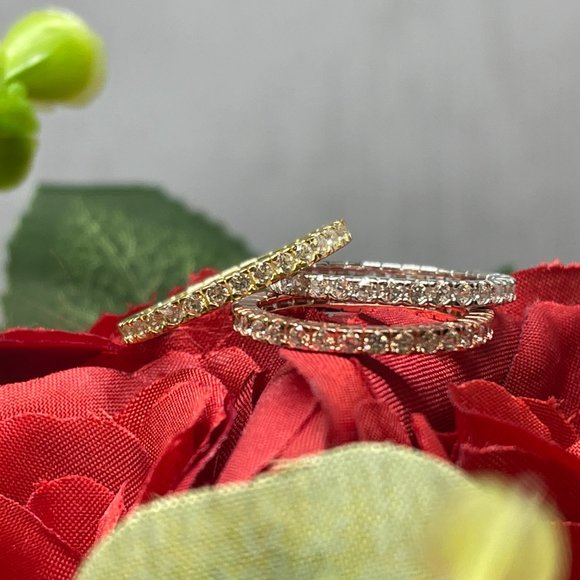 3T Stackable CZ Set - Picture 2 of 3